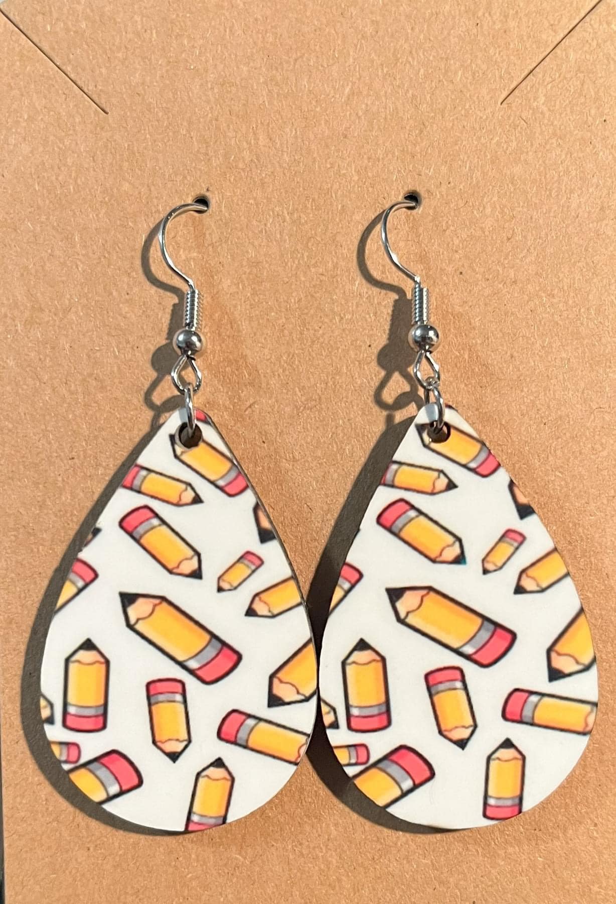 Earrings- Teacher's Number 2 Pencils