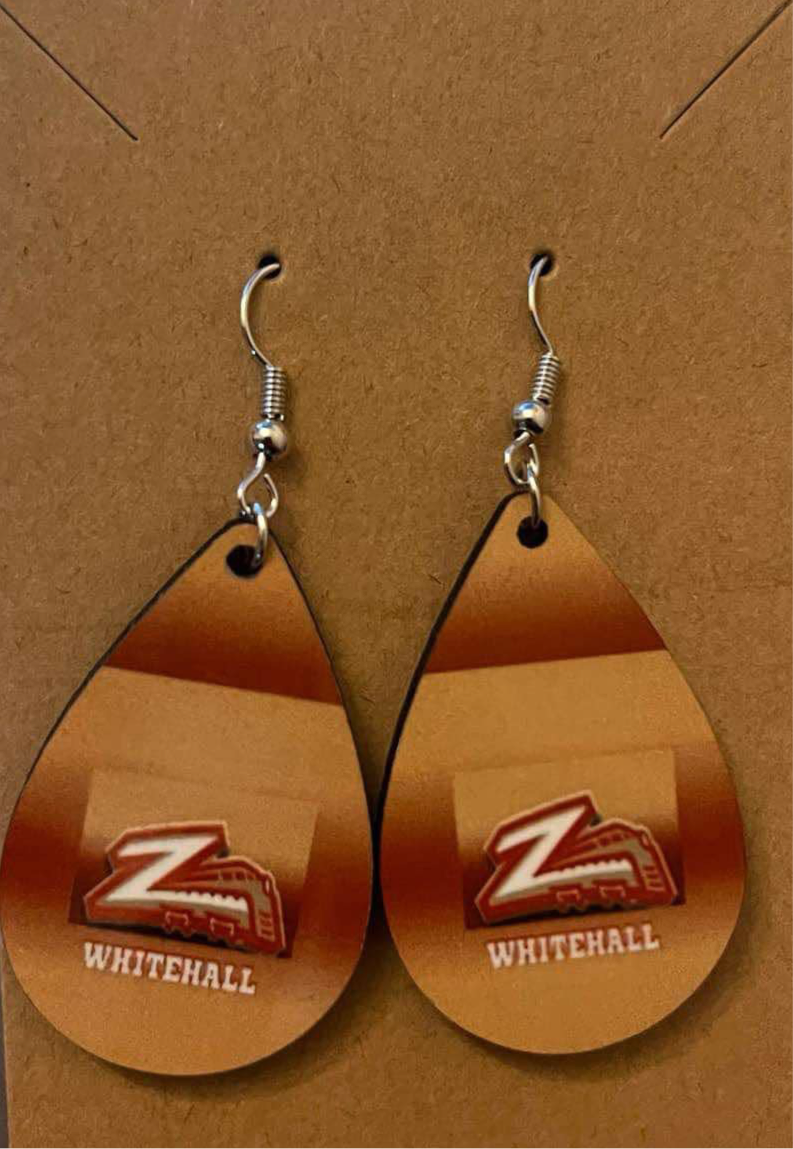 Earrings- School Spirit Whitehall