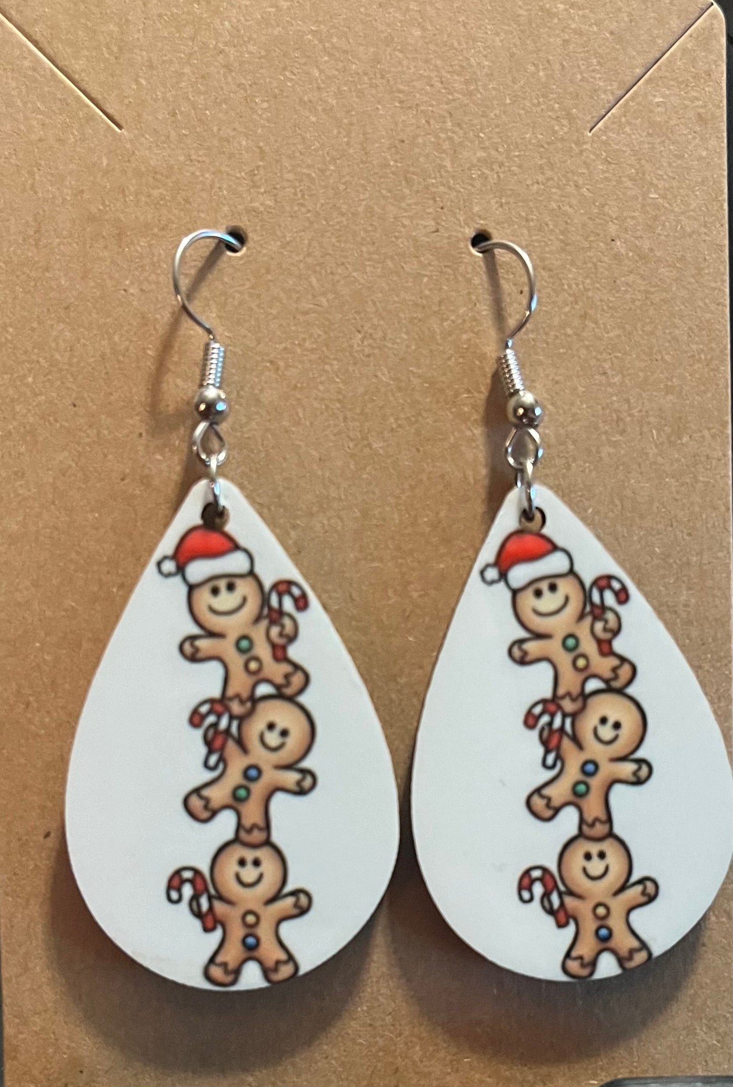 Earrings- Christmas Gingerbread Men