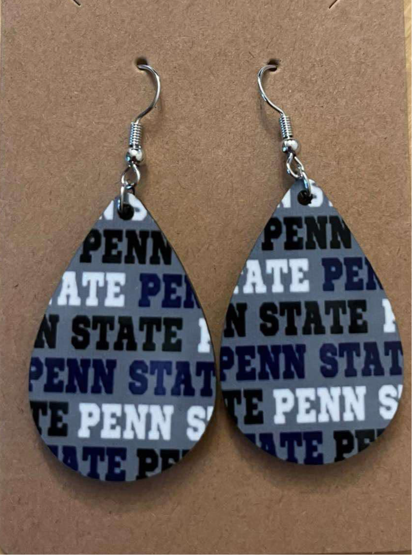 Earrings- School Spirit Penn State