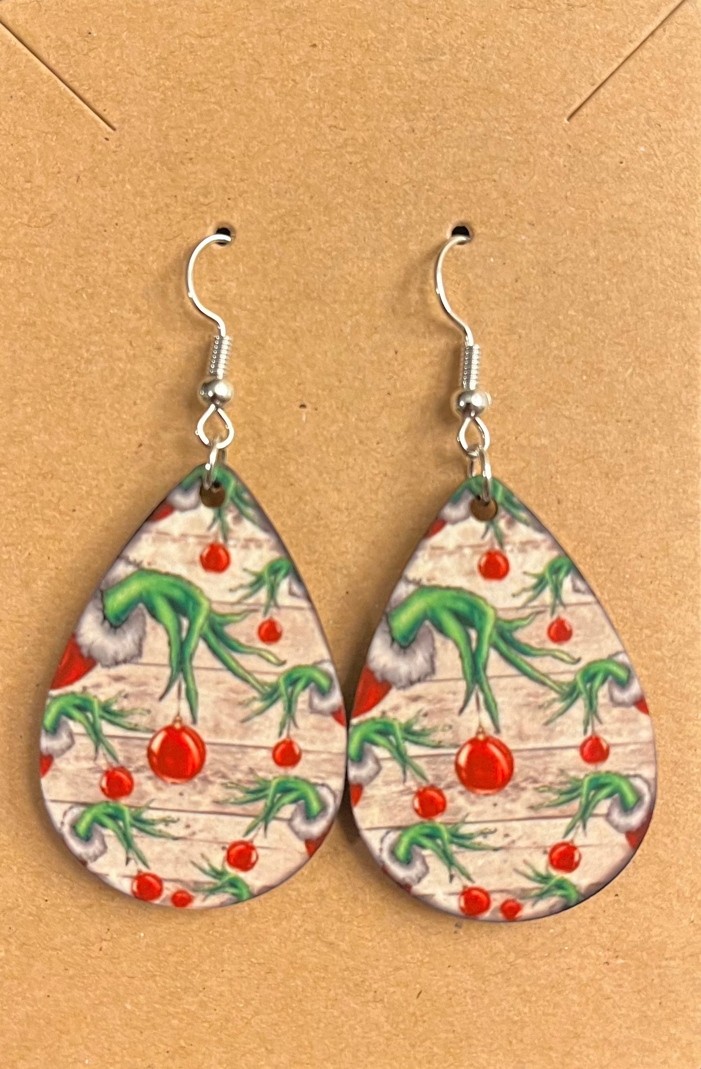 Earrings- Christmas The Grinch