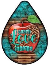 Earrings- Teacher's Teach Love Inspire 2