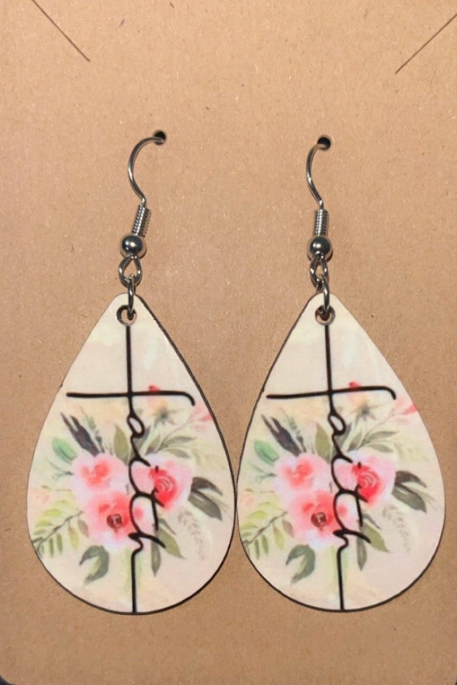 Earrings- Faith Based Faith Floral