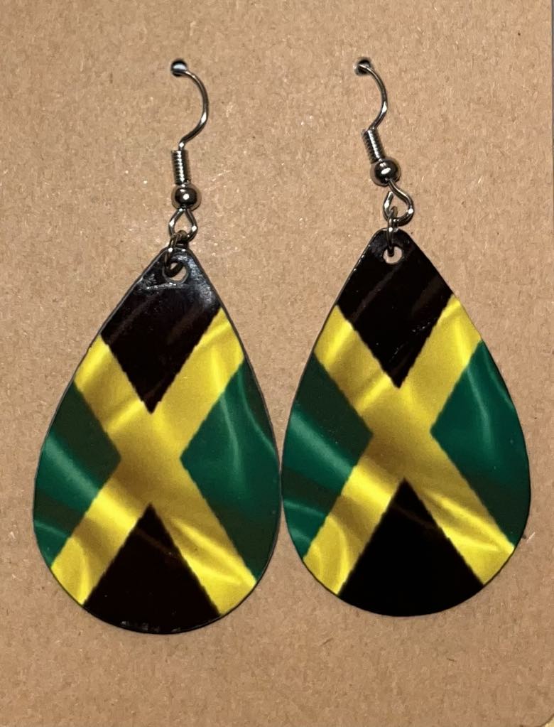 Earrings- Flags Jamaica