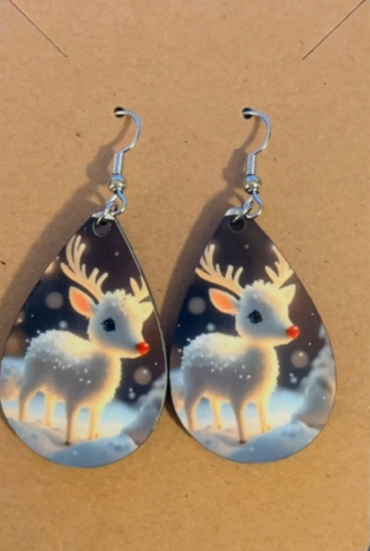 Earrings- Christmas Reindeer