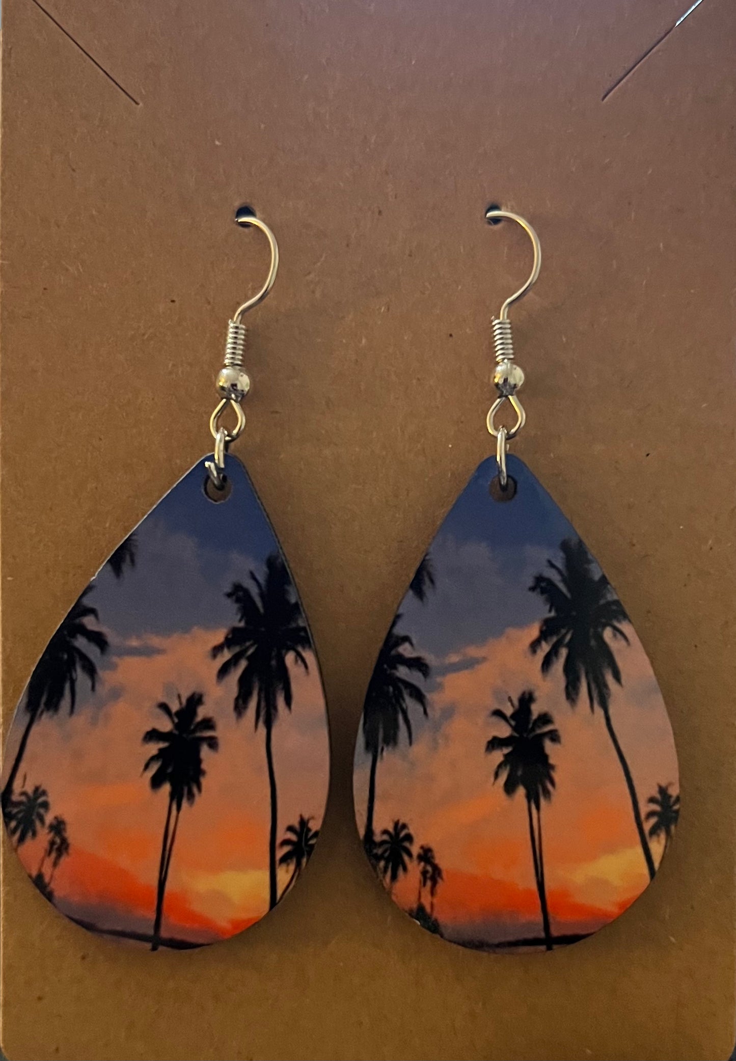 Earrings- Spring/Summer Sunset Palm Trees