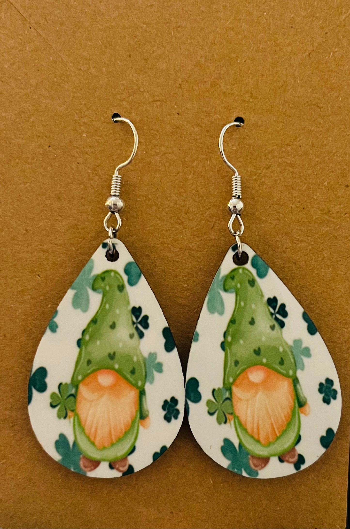 Earrings- St. Patrick's Day Gnome