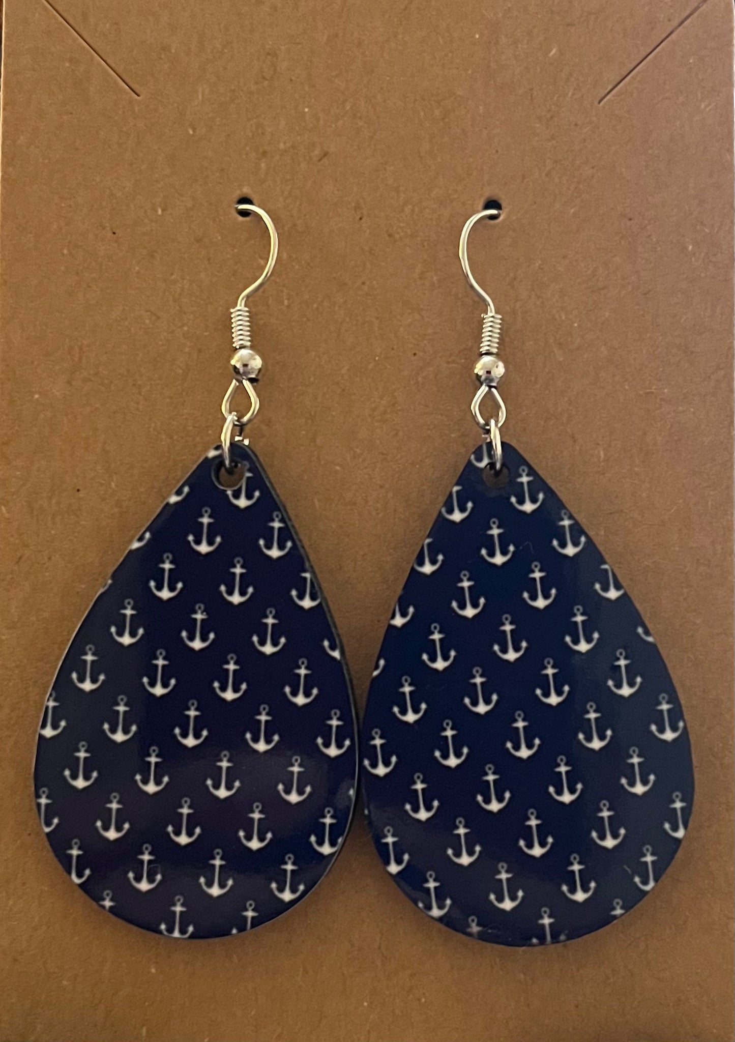 Earrings- Nautical Anchors