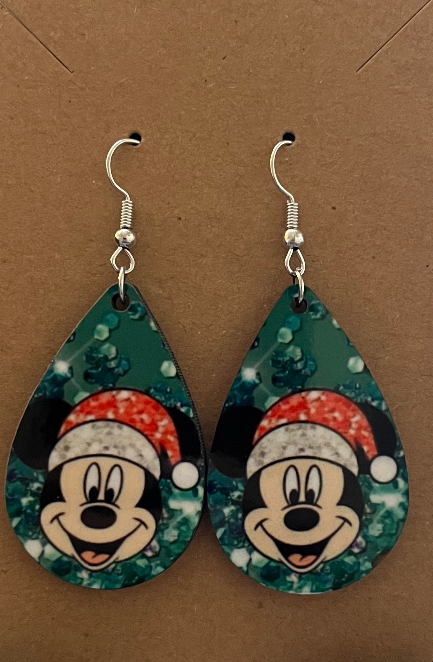 Earrings- Christmas Mickey Mouse