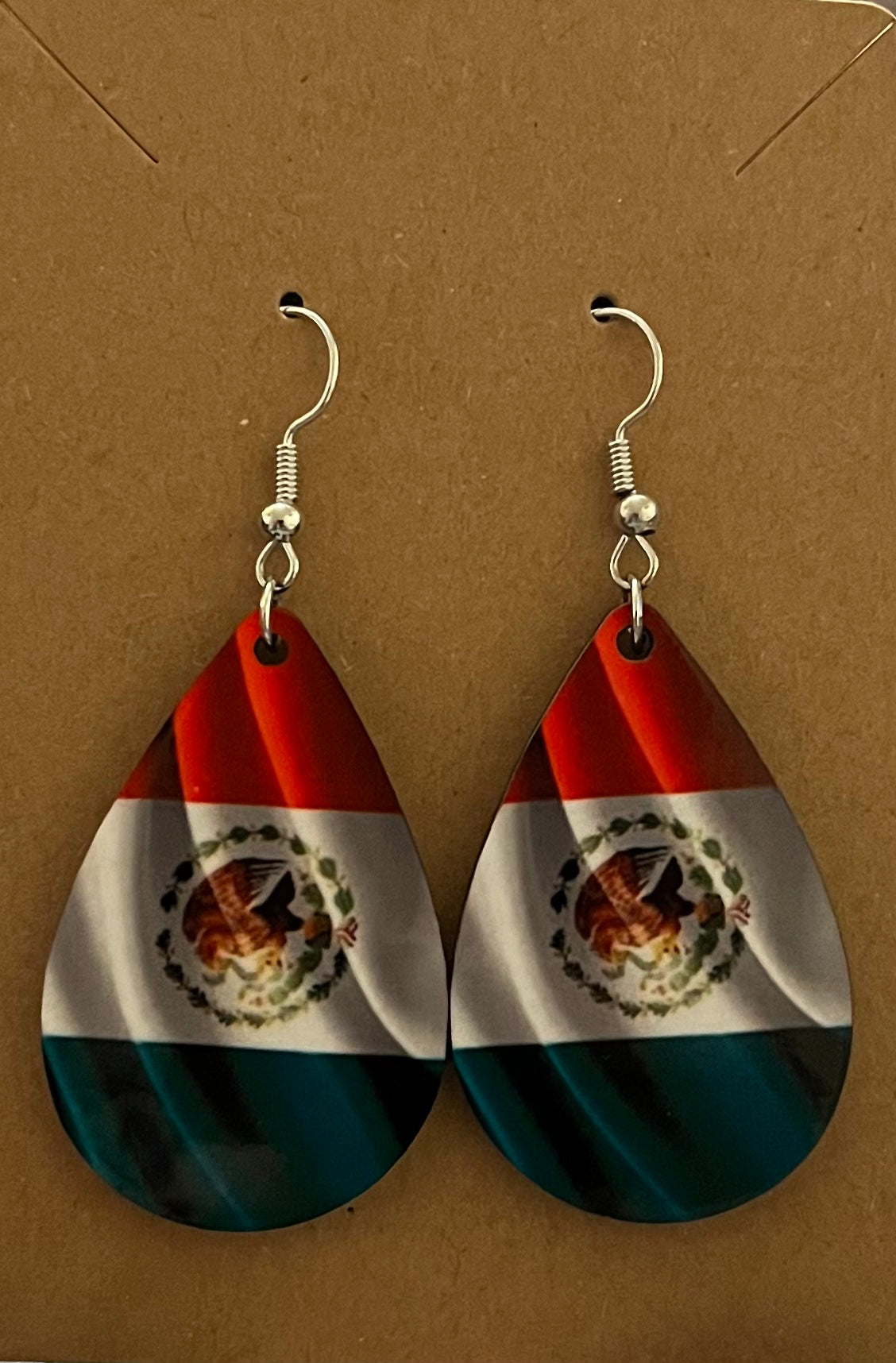 Earrings- Flags Mexico