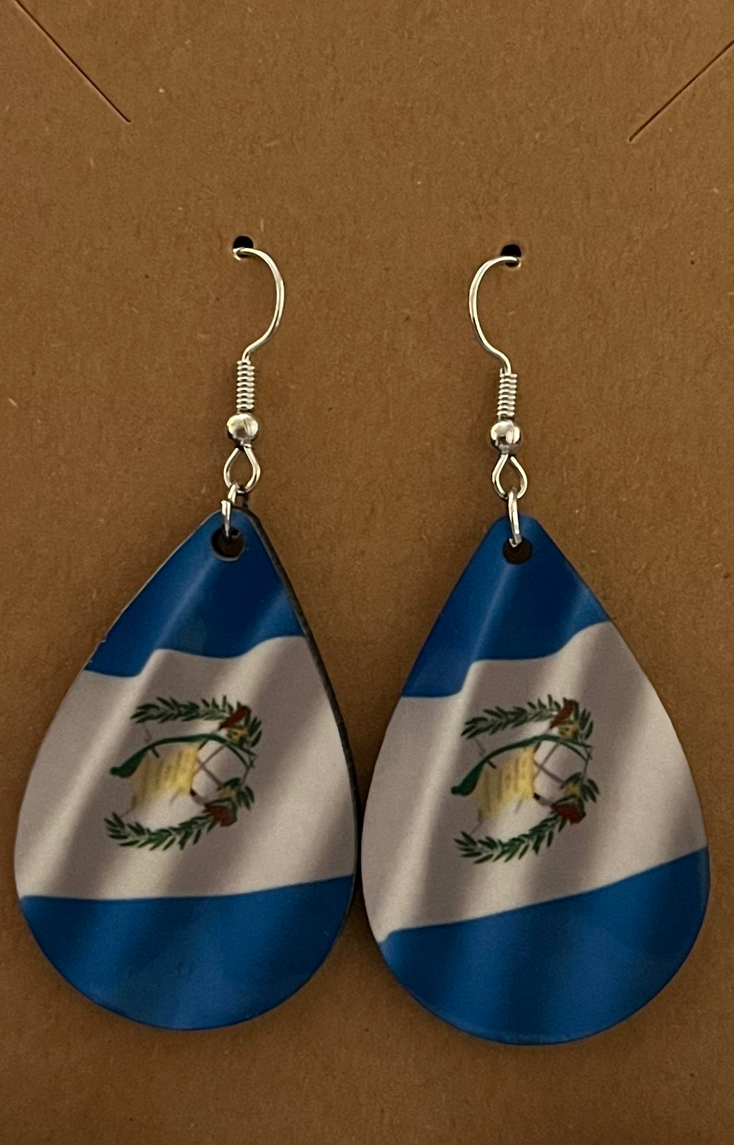 Earrings- Flags Guatemala