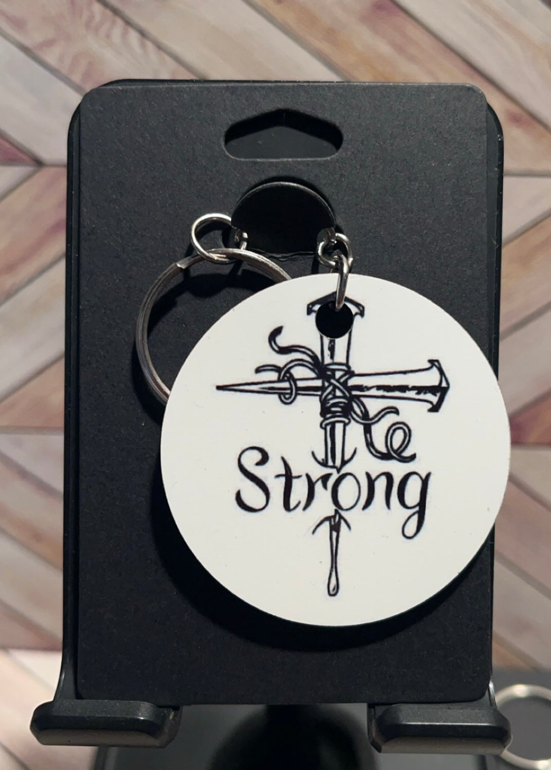 Keychains- Cross Strong