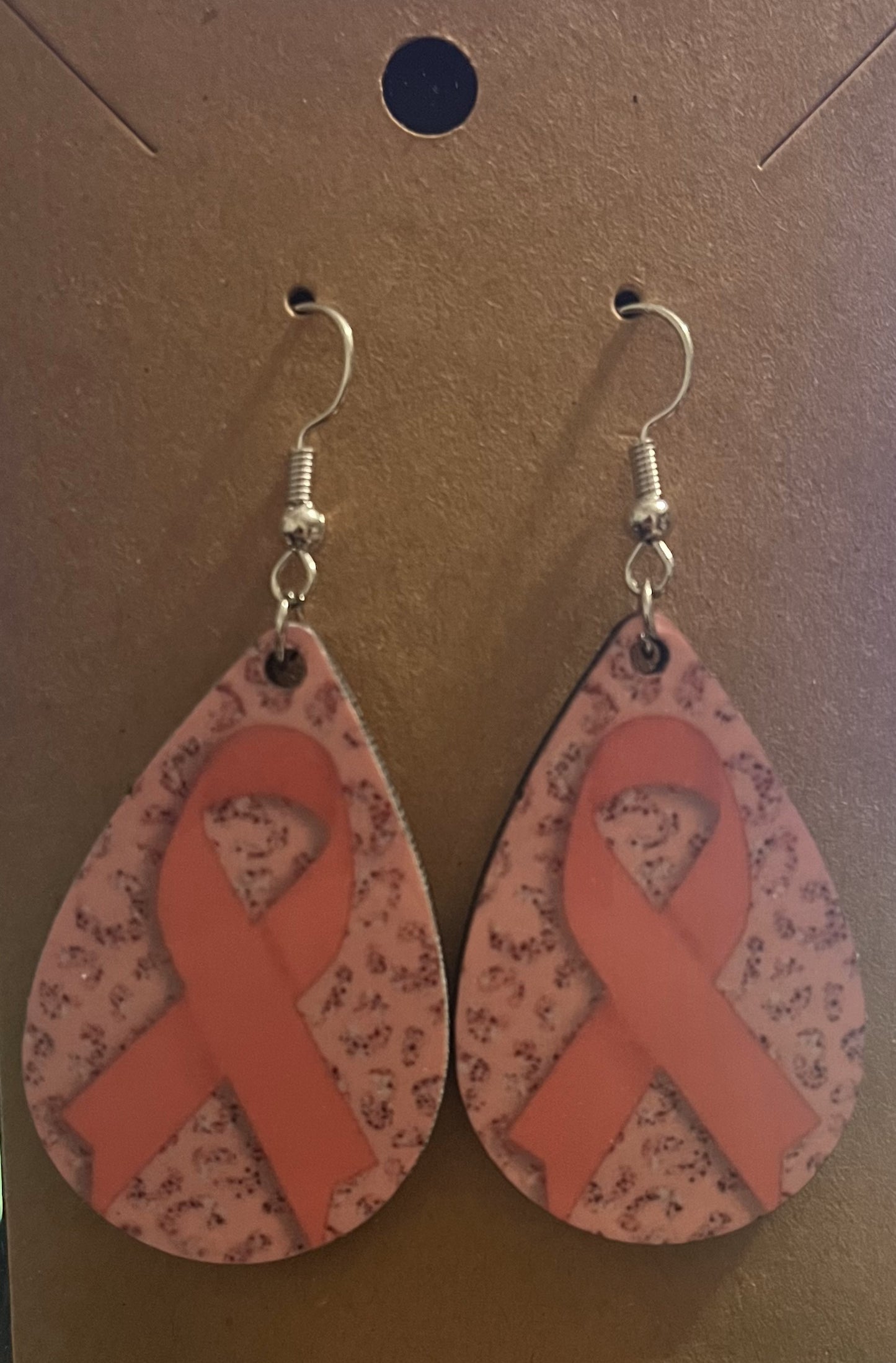 Earrings- Health Awareness Pink Ribbon