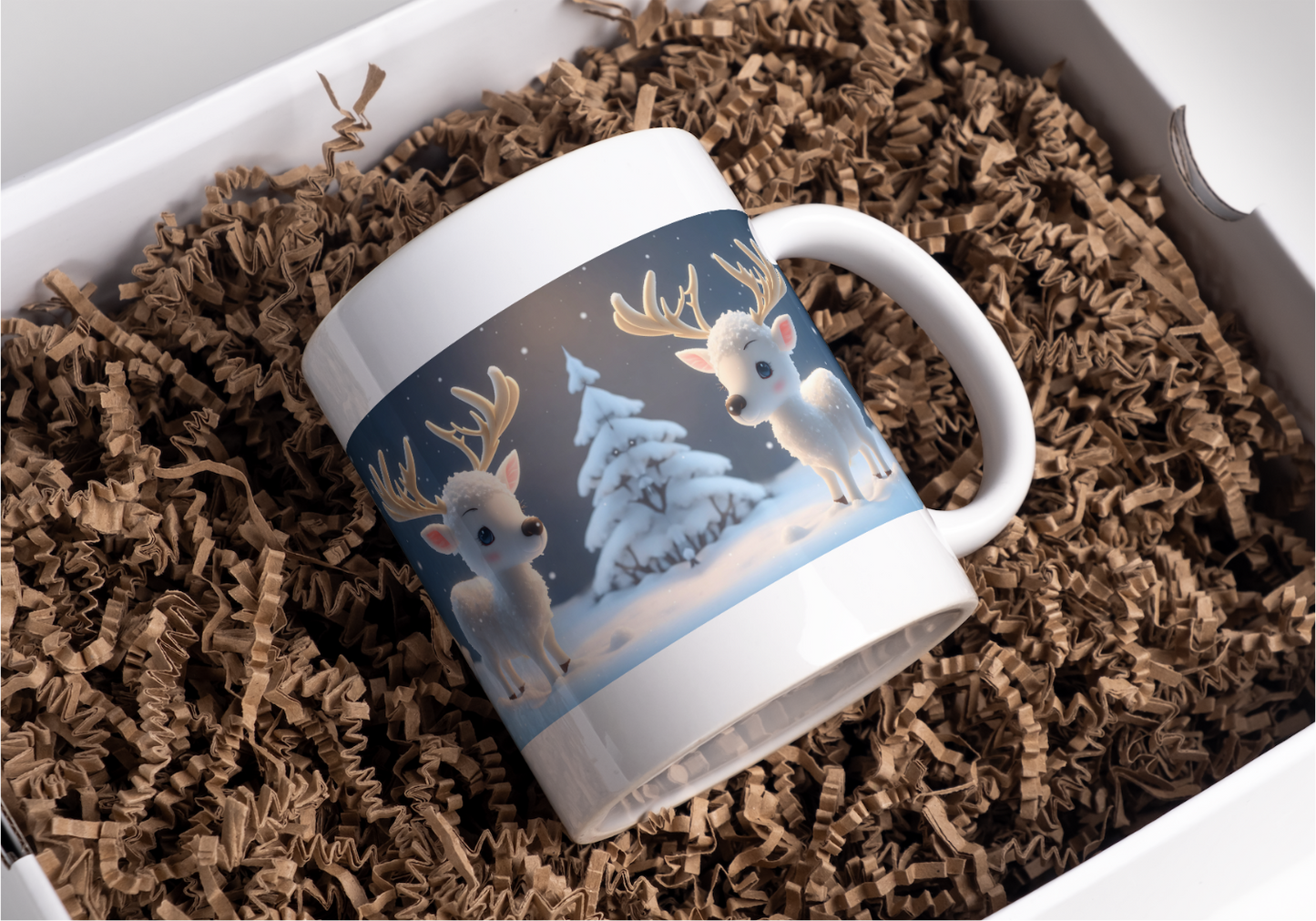 Mug- Snow Deer