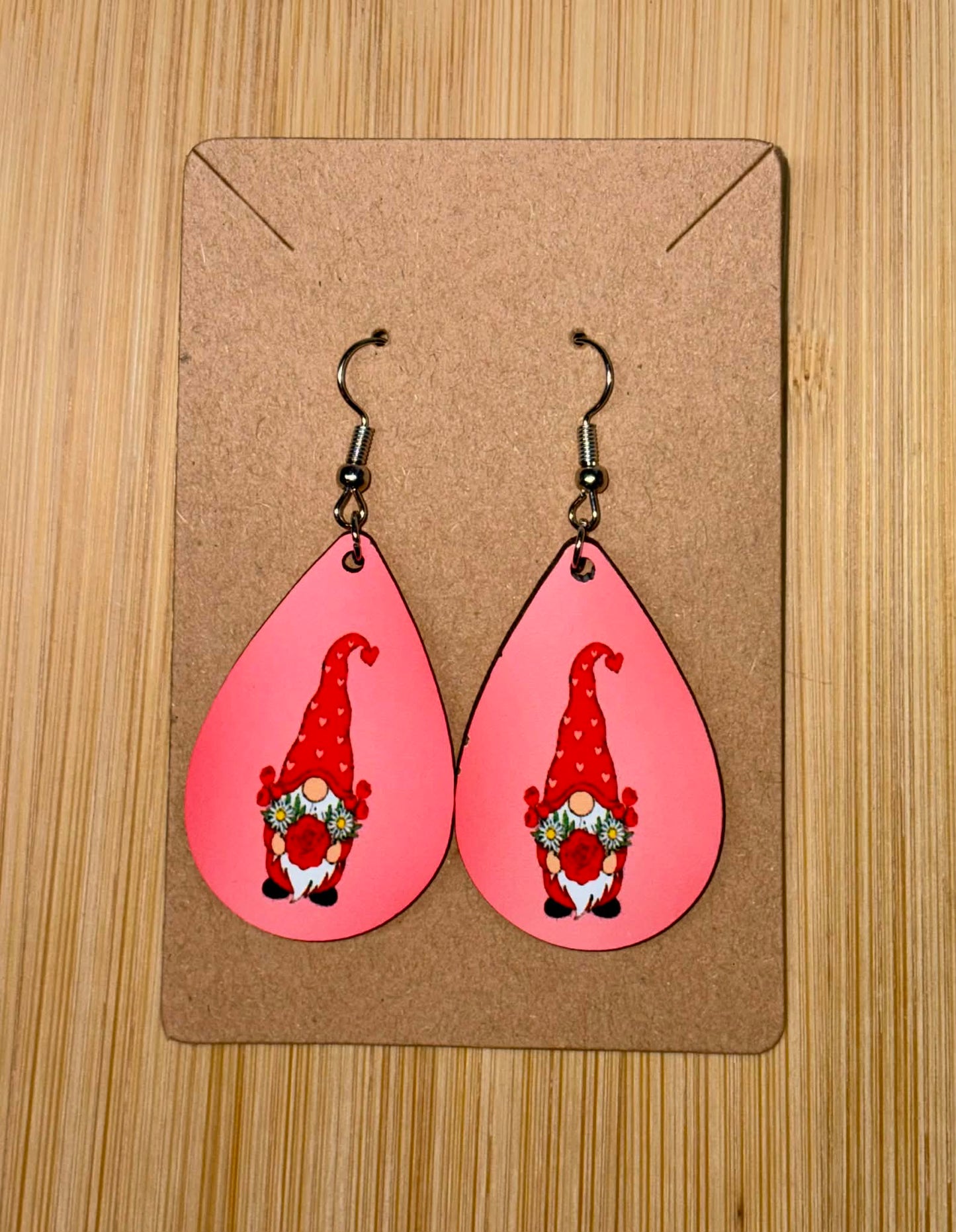 Earrings- Valentine's Day Gnome