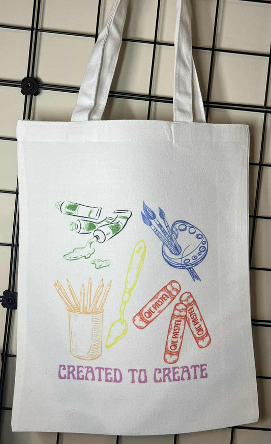Tote Bag- Created To Create