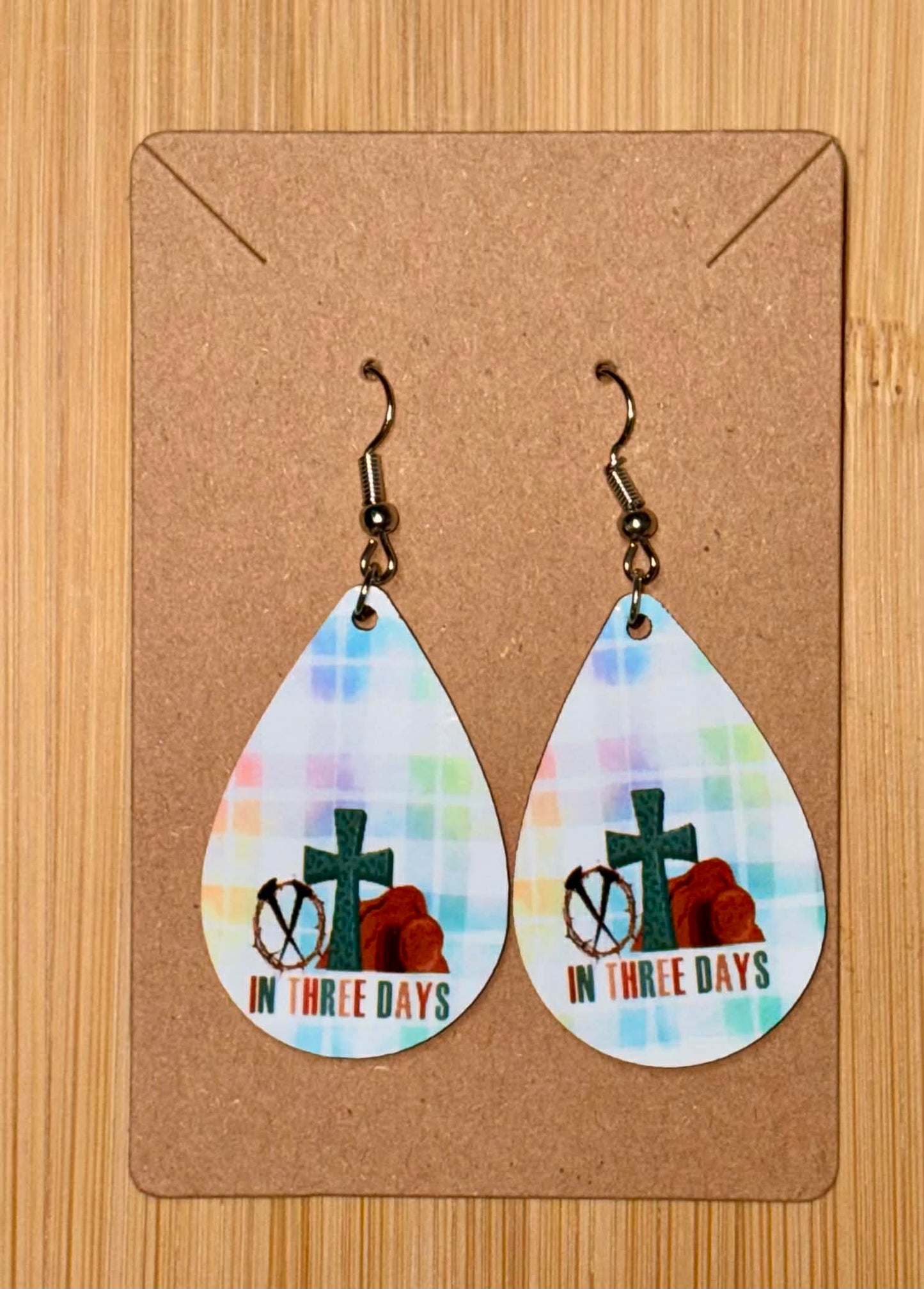 Earrings- Faith Based In Three Days