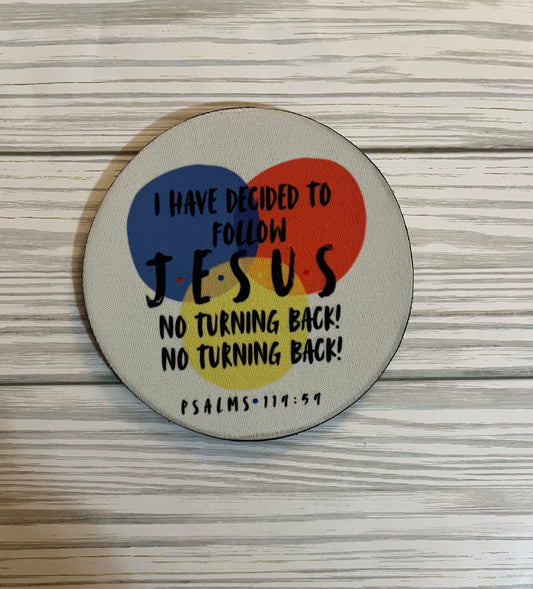 Coaster- I have decided to Follow Jesus
