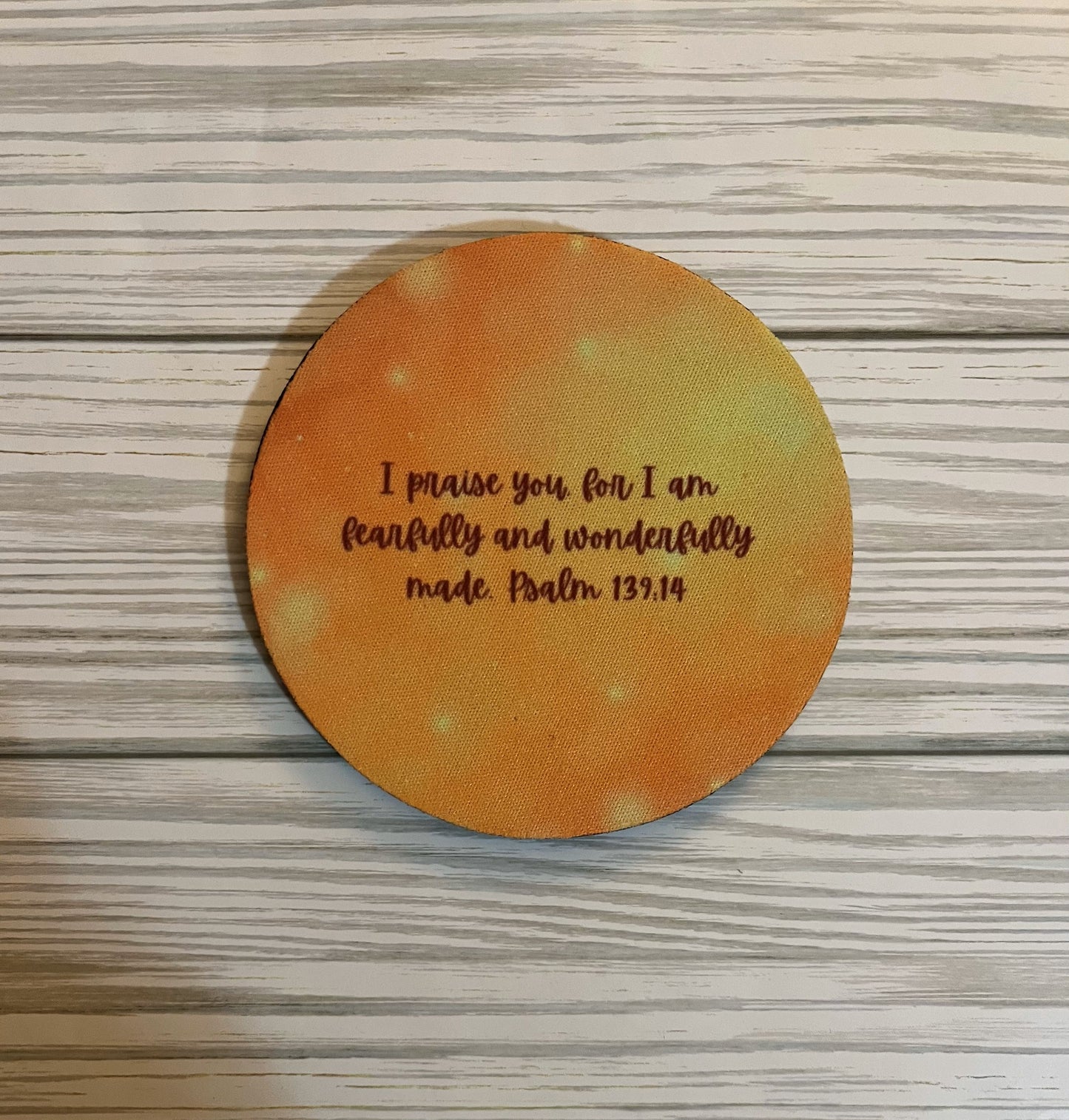 Coaster- Fearfully and Wonderfully Made