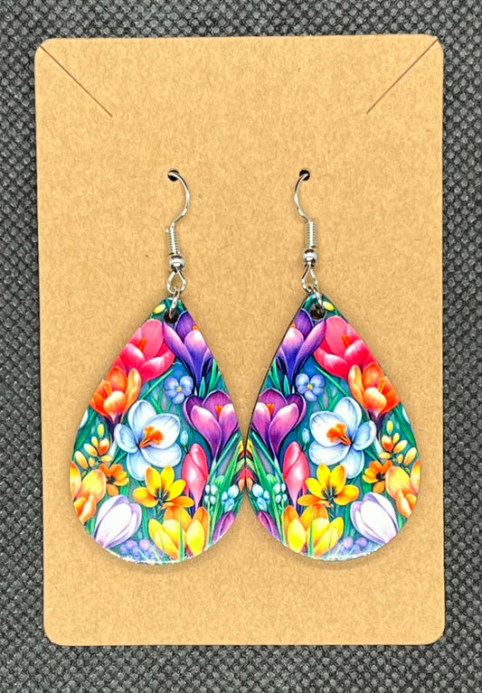 Earrings- Flowers Spring Mix